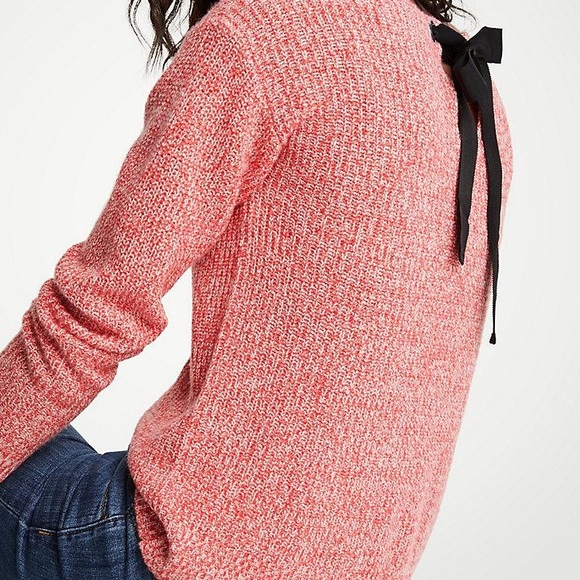 Ann Taylor Sweaters - PRICE DROP NWT Ann Taylor marled tie-back sweater.